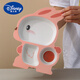 Disney (Disney) Carton Cartoon Ensemble de vaisselle pour enfants en bambou Fibre bébé plaque à manger à plaid