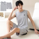 PALANDO PAJAMAS POUR HOMMES POUR SUMBRE CORTON PURS COPE SEPLEST SHORTS LA TAILLE DE LA LA LA LA LA LA LA LA LA LA LA MAISON DES VENDEMENTS SUMBRÉE MENSELLEMENT 13657 [Coton pur, adapté à la peau et respirante] L [suggéré pour 100-120 Jin [Jin est égal à 0,5 kg] usure]