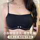 Sous-vêtements sans bretelles passionnés pour les femmes, petits seins anti-exposés rassemblés en automne et en hiver mince sans traces 2025 Nouveau soutien-gorge à bandoulière Flash Thin, Single Piece Black Versatile 75B (recommandé 34 / 75AB, 90-105Jin [Jin est égal à 0,5 kg]))
