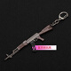 Bambie MK14 Shooter Step to PlayerUnknown's Battlegrounds Gun Weapon Model Pendant Keychain Chicken Game Peripheral 12cm Cartoon S686 Double Tube Opp Bag Independent Packaging