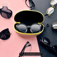 
MINCITY cycling glasses box large sunglasses sunglasses box men's portable hook zipper eye storage box black
