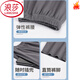 Langsha 2025 Nuevo pijama de algodón puro de verano para hombres Color sólido de gran tamaño de manga corta se puede usar fuera de la ropa del hogar Mzy9764 [pijamas súper suaves] 2xl 180