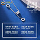 China Gold (CHINA GOLD) PT950 platinum small waist necklace women's new platinum necklace lover's birthday gift Year of the Horse animal year gift PT950 platinum small waist necklace about 6.4g