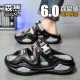 Semir-Slipper Männer tragen nicht rutschende und Anti-Odor-Männer mit neuen Sandalen mit Scheiße, die weiche Strandsandalen im Freien grau sind [42-43 gleiche Größe]