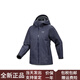 Arc'teryx Solid Color Logo Logo Langarm mit Kapuze mit leichter wasserdichtem und atmungsaktivem Laufjacke für Männer und Frauen. Geschwindigkeit der leichten lila/Geschwindigkeit/Lichtgeschwindigkeit s