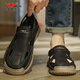 Sandalias de la familia Bull Men usa sandalias huecas para el al aire libre de verano para zapatos de playa de la cabeza de los hombres sandalias casuales