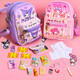 Mini Small Schoolbag Spielzeug Melodie Set Simulation Lehrbuch Miniatur Miniatur Spielzeug Kinderspielzeug Mädchen spielen Haus Melodie Schoolbag Set in der ersten Klasse 24 Stücke
