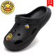 G.Duckkids Little Yellow Duck Jungen und Mädchen Loch Schuhe 2025 Sommer neuer Stil Jungen modische einfache Bag-Toe Slipper Styling Feel Beige 25 26