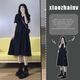 Yezhi maternity skirt large size women's clothing 2025 new skirt black loose pregnant mother's clothes summer breathable comfortable skirt maternity dress [black] size XL