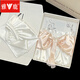 Yalu sweet suspender ice silk pajamas for women in summer 2025 new Korean style bow sexy suit home clothing FS_9214# cardigan double short lace pocket XL