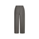
LESS [same style in the mall] 2025 summer new wool casual straight cutout pants for women 2P4E13660 367 deep tea green L