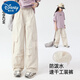 Disney Girls Summer Set para niños 2025 Nuevo deporte de moda Manija corta Girls Grandes pantalones de trabajo para niñas de verano para niños 15265 Apricot + 9928 Purple 120 cm