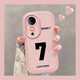 
Ye Yu Korean style milky white suitable for vivos20 mobile phone case s19pro new s18 full-inclusive s20 lens vivo silicone s17 puff shell local varnish-pink-NM12127 number vivoS20