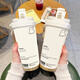 Thermos süße Ghost Thermos Cup High-Precision Student Edelstahl tragbare neue doppelte Trinkkaffee-Männer und Frauen Strohwasserbecher BXAB13796 Ghost Blue + mit lanyard Keramik innerer Boden