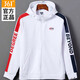 
361 Women's Hooded Sweatshirt 25 Spring and Autumn New Knitted Casual Print Pullover Women's Top 9032A Blue L