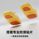 Goluofei anti-slip children's slippers summer boys and girls bathroom bath cartoon medium-sized children's sandals yellow 27 -28