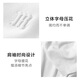 布先生时尚织带凉感t恤男2025夏季字母压花男士针织短袖ET15100 皓月白 2XL (185)