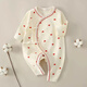 
[Four Seasons Baby Climbing Clothes] Spring and Autumn Baby Clothes Class A Pure Cotton Newborn Onesie Long Sleeve Boneless M12013 Blue Dragonfly 66cm