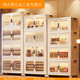 
XMSJ upgraded folding storage cabinet storage cabinet toy cabinet household clothing storage rack clothing number storage box optimized width 60 deep 3899 layer with wheels