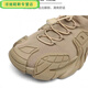 No. 1 Feng Summer Avistable 45 Zapatos para hombres de gran tamaño Flying Mesh Un pie Socadas Lazy Zapatos gruesos Suela Daddy Black Elastic 9909 All Black 43