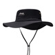 Jeep Jeep Fisherman Hat Sunshade para hombres Full Full Full Full Summer Outdoor Mountaining Fishing Sol Gat Negro [Hat + máscara]