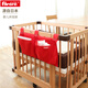 Crib Hanging Bag Bettwindeln Windeln Aufbewahrungstasche Kinderlagertasche Dicke bequeme Hangbeutel Duchenbeutel Horizontale Doppelbeutel