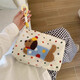 Fan Yejia ins trend puppy cosmetic bag hand storage bag large capacity travel portable organizer bag wash bag