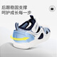 Dr. Jiang Shoes para niños y niñas de verano Sandalias para niños para niños de 1-3 años 2S14A2006cm Plata/Negro 26 tamaños