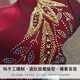 蒂默奇儿子结婚妈妈穿的喜庆衣服夏季婚礼高端洋气喜服酒红色连衣裙丈母 12202酒红色 短·袖·款 L 建议90-110斤