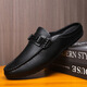 
CALCULAT/KEEN Casual Thin High-end Business Black Men's Lof Beanie Shoes Men's Leather Shoes Outdoor Breathable Trendy Soft Leather Waterproof D898 Brown 41