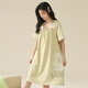 
Yimian pure cotton nightgown summer women's 2025 new style pregnant women's summer short-sleeved women's pajamas women's home clothes set