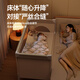 Coolbaby crib bed body can be raised and lowered seamlessly spliced bed fence bed Yanbian multi-functional portable baby bed meters luxury model bare bed + 4D mattress