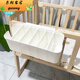 Cuna de almacenamiento colgante colgante Cesta colgante Bolsa de pañales Cabeza de la cama colgante Caja de almacenamiento de partición de la cama [5 piezas de particiones Ajustable] White