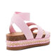 Steve Madden Girls' Krissy Sandals, Pink, 5 Olds Pink 5 Olds