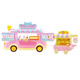 
Wonderful Cute toy magic sweetheart Cute Cute ice cream truck set a lot of accessories for playing house lighting Children's Day gift
