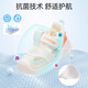 Jingqi (Joyncleon) Baby Sandalen Baby Kleinkindschuhe weiche Sohle nicht rutschfeste Mesh einzelne Schuhe atmungsaktive Männer- und Mädchenbabynetzschuhe Babyfunktionsschuhe Lanyuebai JBX178078 Größe 19 (innere Länge 14 cm Fuß Länge 13,5 cm)