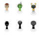 Sprunk Music Game PERIPHERAL ACRYLIC STAYLIC RHYTHM Box Blacksimon Caracter de escritorio adornos Happy Robot []