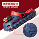 Saanjaoo echte Nezha Kinder Sommersandalen 2025 Neues AO Bing Baby Beach Anti-Schlupf Weiche Bottom Cartoon Hole Schuhe Navy Blue Nezha 6002 19 Innere Länge 19 cm geeignet für Größe 29/30
