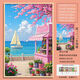 Taoli Shijia Heilung rosa Seaside Blumengeschäft Puzzle 1000 Stücke mit Fotorahmen Hochgewohnte handgefertigte Geschenkkinder-Bildungsspielzeuge Sommer am Meer-S1049 520 Stücke ohne Fotorahmen (Katastar/Poster)