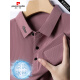 皮尔卡丹（pierre cardin）高端品牌中年爸爸冰丝夏装翻领t恤短袖休闲polo.衫新款冰丝上衣男 9196白色 M 推荐【95-115斤】