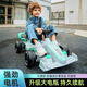 Jingyanxuan children's kart electric driftable F1 toy car can be seated for children and adults' parent-child car remote control four-wheeled children's car [Cool Red] Recommended for over 3 years old, dual-wheel drive + driftable + remote control + 360 degree drift