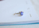 Lierui Natural Purple Blue Tanzanite Women's Ring Clean Shiny Wedding Ring 18K Gold Diamond Gift to My Girlfriend No. 10