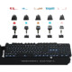 Tastatur- und Maus-Set K845+G502 Mechanische Tastatur und Maus E-Sports-Büro-Typing G402/G102 K845+G502HERO MASTER+LANGE TABEL MAT Full Longhua Blue Shaft