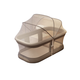 
ZBENSER Crib Mid-Bed Multifunctional Newborn Portable Bedside Bed Fence Baby Removable Carriage Basket Anti-pressure Guardrail Travel Portable Multifunctional Four-in-One Crib