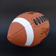 Powerti American Football Erwachsener Wettbewerb Training GST1780 Neue Version von Pu Particle Wear-Resistant Touchdown Taille Flag Nr. 9 Upgrade Modell Brown Gold Shield Nr. 9 Erwachsene Ball