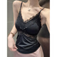S.Sofea Neck Sunscreen Shirt Summer NUEVO COREO COREANO y picante Topo delgado suelto para mujeres, suspender de encaje, blanco 15567# s
