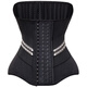 Jerrie Mock (Jerrie Mock) Kleine Taille, starke Taille, dünner Bauch, Bauchkrawatte, postpartale Körperformgürtel, Körperformungskleidung für Frauen, Sport-Yoga-Taillenclip, schwarzer regulärer Stil [enge Taillenstraffung] M (110-125jin [Jin gleich 0,5 kg]))