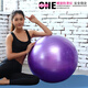 Zailu thickened explosion-proof Pilates yoga ball dance children's sensory training pregnant women midwifery ball fitness yoga ball purple upgraded thickened air pump backup air plug air pull 45cm