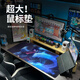 鼠标垫超大火影忍者桌垫动漫电竞电脑键盘垫秽土班男生家用滑鼠垫 佐助 JH-724【锁边防滑可水洗】 否 4mm 600x300mm