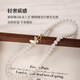 Shijia Pearl Necklace Women's Clavicle Chain Butterfly Pendant Imitation Pearl Light Luxury OT Buckle Niche Design Necklace Sweater Chain Australian White 6mm + 40cm (OT Buckle Type A)